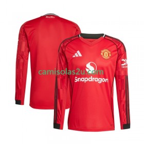 Camisolas de futebol Manchester United Equipamento Principal 2025/26 Manga Comprida